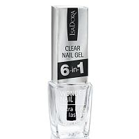 Универсальное средство для ногтей Wonder Nail Clear Nail Gel 6-in-1 №697, IsaDora